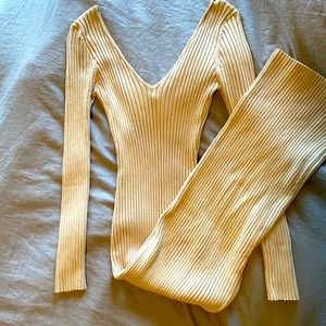 Naked Wardrobe Ribbed Together Maxi • Size L